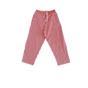 Vintage 80’s Red and White Stripe Drawstring Summer Pants-M
